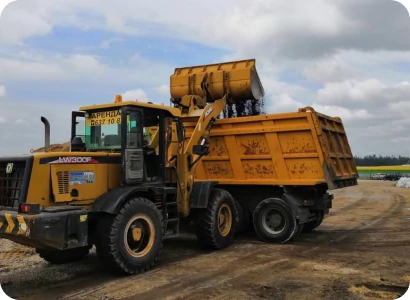 Погрузка асфальтогранулята